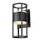 Z-Lite Luca Outdoor Wall, 2-Light, 5.75 In.W x 6.25 In.L x 12 In.H, Black/Etched 517S-BK-LED - alternate 8